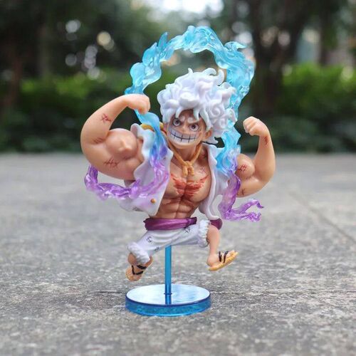 Amine Muscle Gear 5 Sun God Nika Luffy Action Figure Toys
