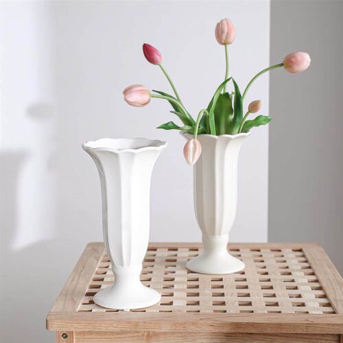 Ceramic Vase Flower Stand Grave Pot Ceramics Graveyard