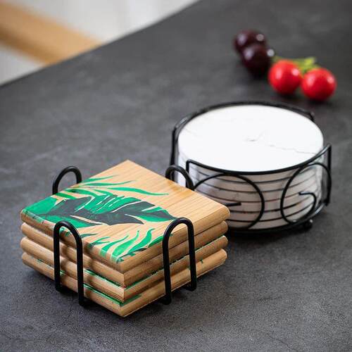 Coaster Holder Mat Storage Rack Table Mat Holder Tea Coffee
