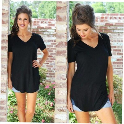 S-5XL大码妇女T恤Plus-size womens short-sleeved t-shirts