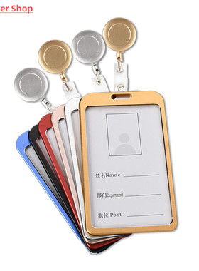 Aluminium Alloy Employee Name ID Card Cover Metal Work Ident