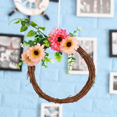 8-30CM Hot Christmas Artificial Wreath Wicker Vine Ring Roun