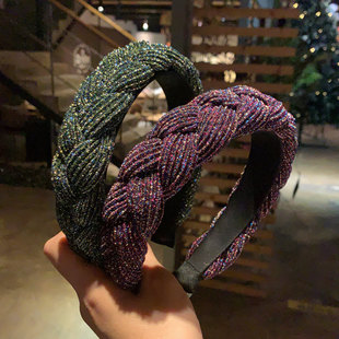 New Women Hairband Cross Knot Braid Twist Headband Adult Aut