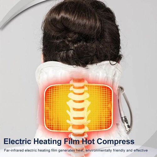 Inflatable Neck Traction Device Neck Hot Compress Cervical V