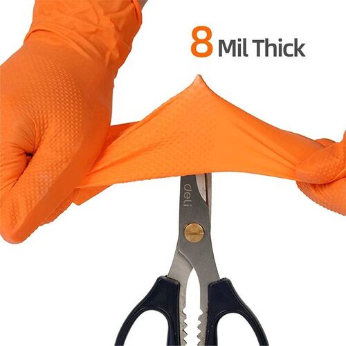 8mil Nitrile Gloves Thick 30/50PCS Industrial Disposable Glo
