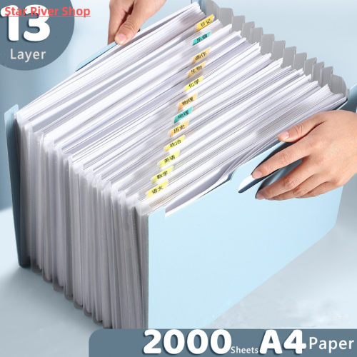 Large Capacity Expanding File Folder A4 Organizer Standing A