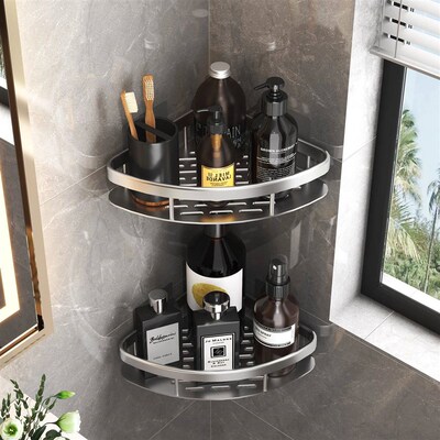 Bathroom Shelf Bathroom Towel Rack Shelves Wall Shower  Sham