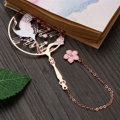 Chinese Style calligraphy and painting Bookmark Group Fan Bo