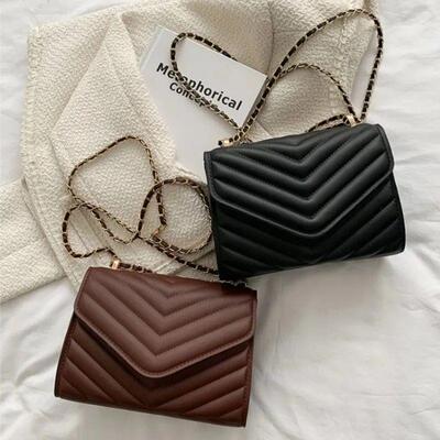 Single Shoulder Retro Fashionable Small Square Bag Crossbody