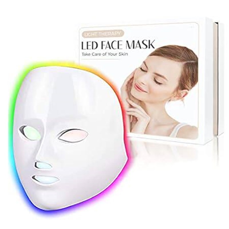Fxtiaa Red Light Therapy for Face, Led Face Mask Light Th图片