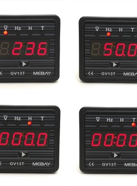 发电机220 3v电压 频率 运行计时监测三合一GVT数字显示仪表