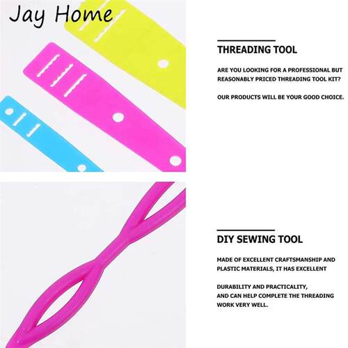 Flexible Drawstring Threader Sewing Threader Tool Sewing Loo
