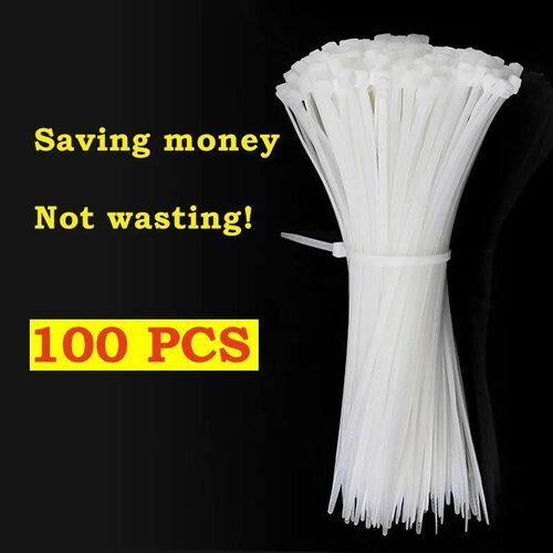 Cable Ties Self locking Nylon Cable Zip Ties 100pcs Plastic