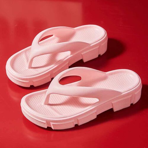 Slippers Womens Spring and Summer New Fashion Wedge Flip-Fl