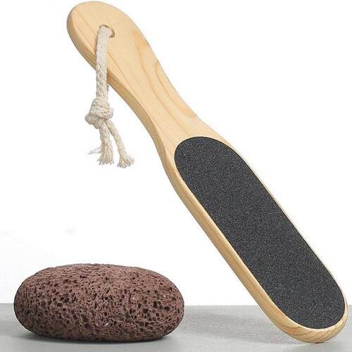 Foot peeler dehulling tool heel home scrub rubbing board