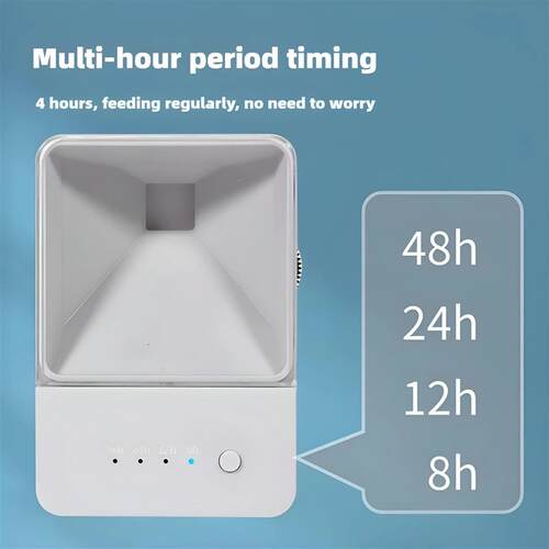 Automatic fish feeder/intelligent feeder, 4-speed timer, max