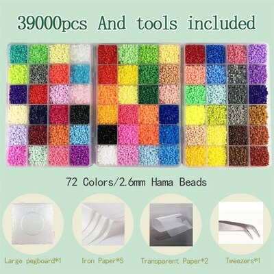 2.6mm Hama Beads Fuse Perler Iron Beads Tool and Template Ed