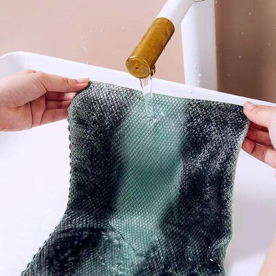 5/10 Pcs Anti-Grease Fish Scale Wipe Efficient Kitchen Micro