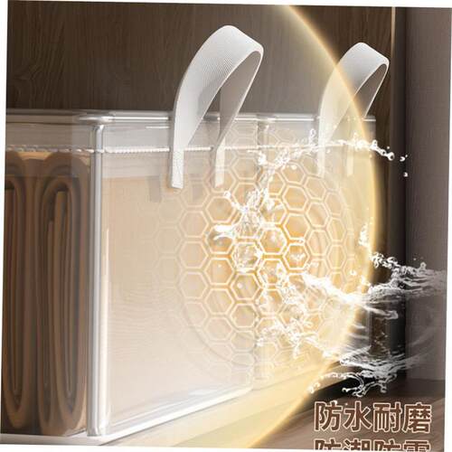 Drawer type storage box plastic transparent wardrobe storage
