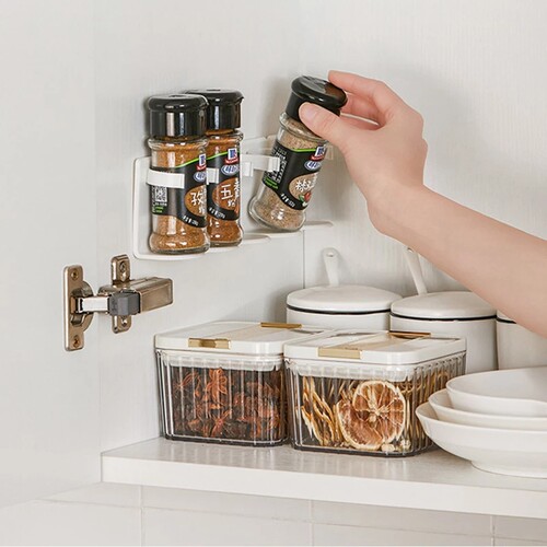 Kitchen Spice Organizer Rack Wall Mount Spice Rack Wall Cupb