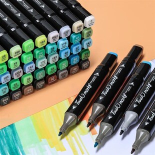 30/40/60/80 Colors Alcohol Felt Markers Pens Dual Tip Perman