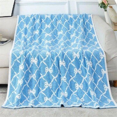 New Double Sided Bed Throw Blanket Skin-Friendly Cold