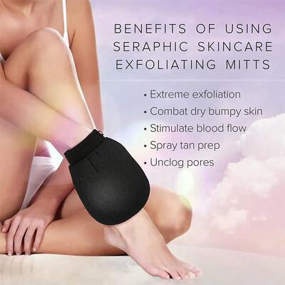Exfoliating Moroccan Body Scrub Glove Mitt Bath Shower Hamma