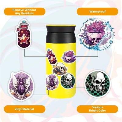 Terror ers Ghost Graffiti Skeleton Cool Rock Punk JDM er for