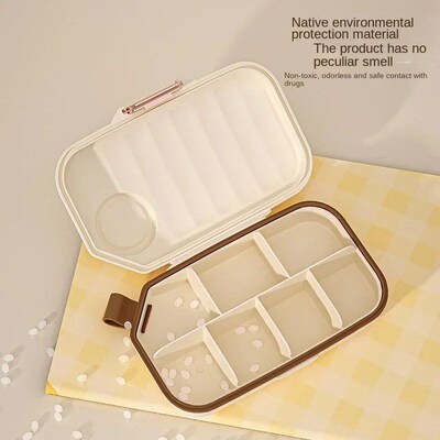 Weekly Medicine Pills Box Pill Case Drug Dispense Mini Port