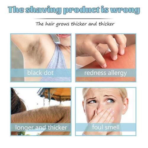 Permanent Hair Removal Spray Painless Hair Remover for Ladie