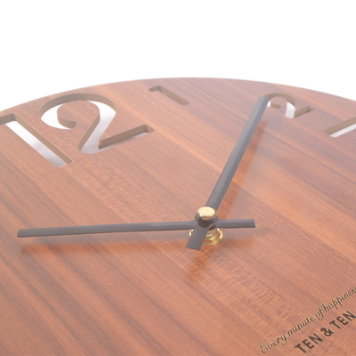 Wooden 3D Wall Clock Modern Design Nordic Brief Living Room