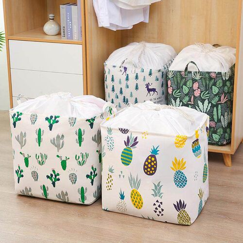 Jumbo Dirty Clothes Storage Basket, Foldable Toy Storage Box