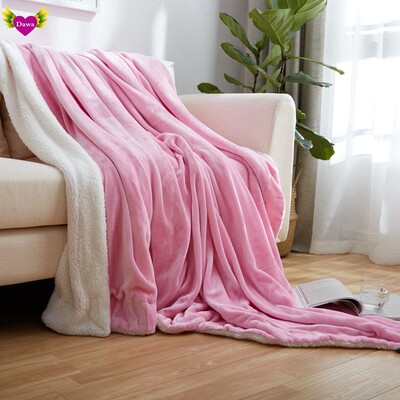 Lamb cashmere  Luxury Blanket  Throw warm soft Cozy Plush 毯