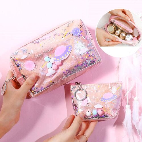 Gift Coin Bag Fashion PVC Toiletry Cosmetic Bag Case Pouch