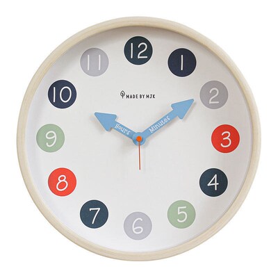 Mjk Childrens Room Clock Early Education Learning Wall