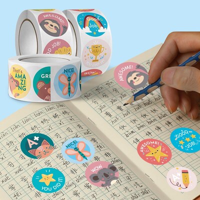 500pcs Star Reward Stickers for Kids School Teacher Supplies