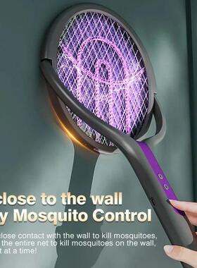 2800V Electric Mosquito Racket Mosquito Killer Lamp USB Rech