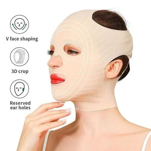 3D Reusable Face Slimming Bandage V Line Face Shaper Facial