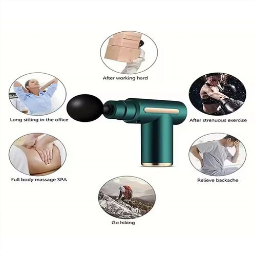 New Portable Fasca Gun Deep Tssue Massage Mn htweght and dju