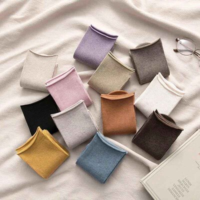 Women Socks 2023 New Fashion Colorful Women Cotton Socks Kor