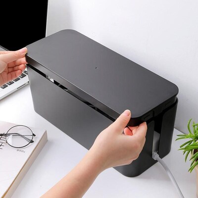 Cable Storage Box Wire Cable Anti Dust Management Socket