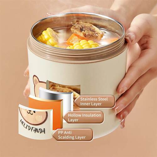 Microwave Sealed 304 Stainless Steel Thermal Bento Lunch Box