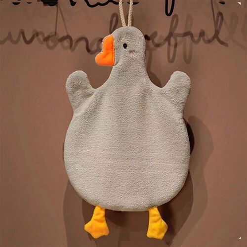Kitchen Towel Cartoon Duck Goose Can Hang Household Bathroom