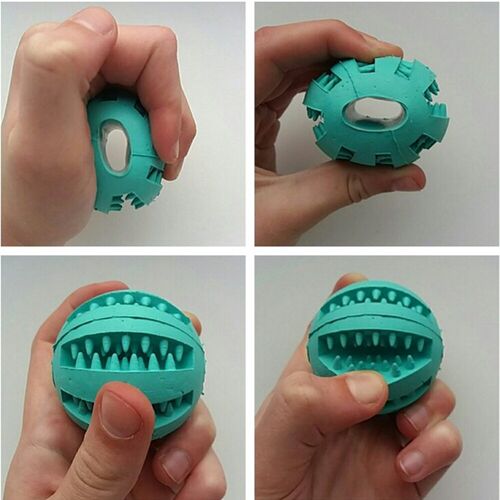 Pet Dog Toy Interactive Rubber Balls Pet Dog Cat Puppy Bite
