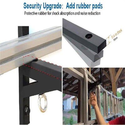For Refer To Description  Trailer Ladder Rack Side Mount