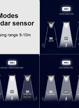 5000K Solar Pathway Garden Decor Lights Outdoor With Motion