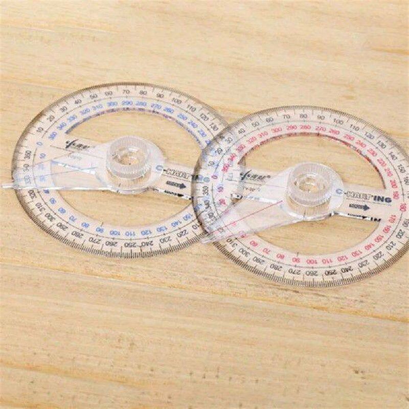 Arm Rotary Measuring Ruler Plastic 360 Degree Pointer - 实物图