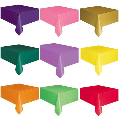 Disposable Plastic Table ver Portable 137x183cm Solid Color