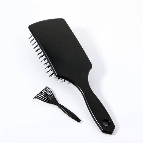 2pcs square flat cushion scalp massage comb and mini comb cl
