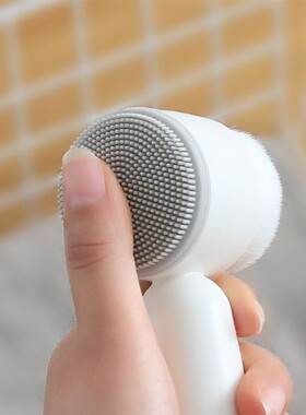 silica gel soft hair wash brush manual deep cleanser face